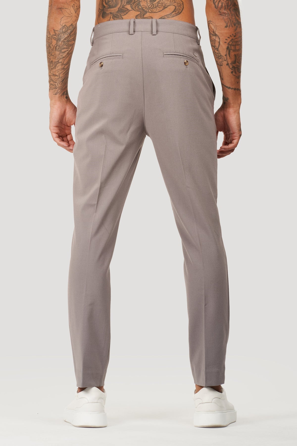 Calça Alfaiataria Masculina Classic Cinza