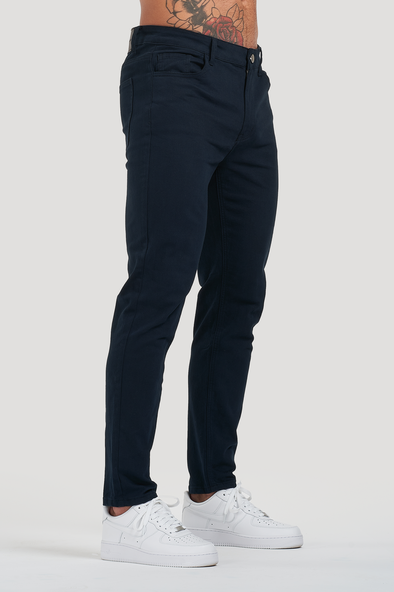 Calça de Sarja Masculina Atlantic Azul