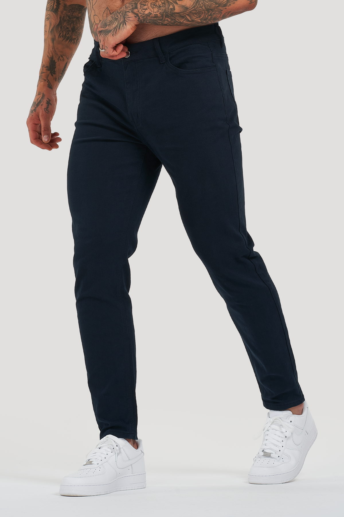 Calça de Sarja Masculina Atlantic Azul