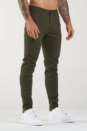 Calça de Sarja Masculina Atlantic Verde